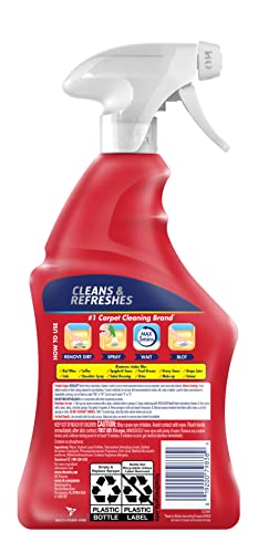 RESOLVE CARPET CLEANER, 22 FL OZ MULTI-FABRIC CLEANER AND UPHOLSTERY STAIN REMOVER, CARPET CLEANER SPRAY