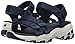Skechers Cali Women's D'Lites-Fresh Catch Wedge Sandal,Navy,8 M US