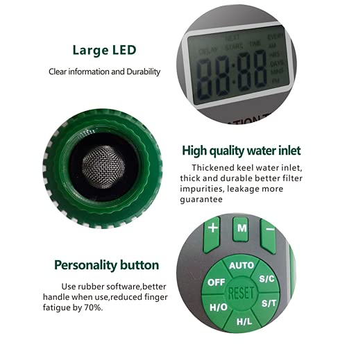 GARTOL Irrigation Water Timer MultiModal Sprinkler Timer, Outdoor