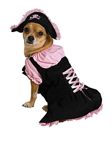 PET COSTUME PINK PIRATE