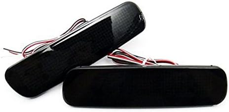 Paision a Pair Lx470 Land Cruiser 98-07 Black Smoked Lens Bumper Reflector LED Tail Brake Light