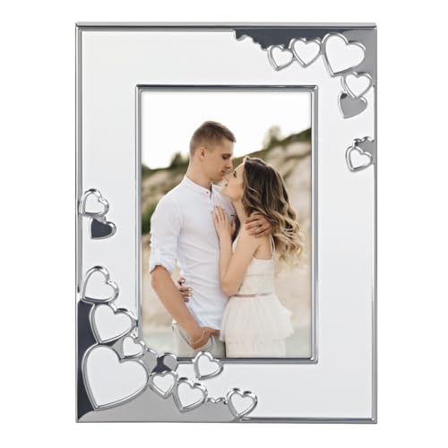 Hama Picture Frame 13 x 18 cm (Portrait Frame, Portrait Format, Landscape Format, for Hanging, Standing, Hanging Device, Stand, Picture Size 13 x 18 cm), White