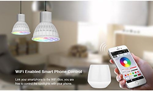 LIGHTEU®, 4X 4W GU10 RGB+CCT LED Spotlight Color Changing and CCT WW CW Temperature Adjustable, Original Mi-Light - Image 4