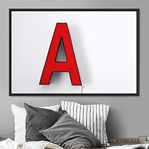 signwin Framed Canvas Wall Art Word Panels 3D...