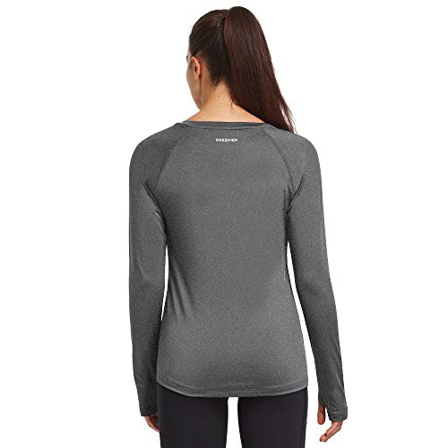 Ogeenier Dames sportshirt met lange mouwen workout running hemd met duimgaten - Image 5