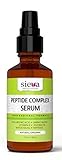 Sieva Skincare Peptide Complex Serum with Hyaluronic Acid, Anti-Aging Skincare Serum for Face that Reduces Wrinkles, Promotes Elasticity, Evens Skin Tone & Nourishes