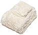 Chanasya Premium Solid Faux Long Fur Throw Blanket - Soft, Fuzzy Throw Blanket - for Bed or Couch - 50