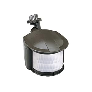 Image of EATON Lighting MS180 180 Degree Replacement Motion Security Floodlight Sensor, Bronze
