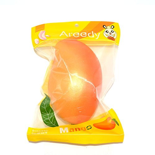 Areedy Squishy Gold Mango Colossal Slow Rising Scented Fruit Squishies