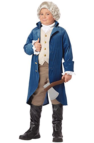 California Costumes George Washington/Thomas Jefferson/Alexander Hamilton and Colonial Child Costume, X-Large