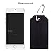 BlueCosto Luggage Tag Travel Accessories w/ Privacy Cover Steel Loops - Black, Pack of 2