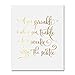 If You Sprinkle When You Tinkle Be a Sweetie Wipe the Seatie Gold Foil Print Poster Bathroom Decor Wall Art 8 inches x 10 inches A49