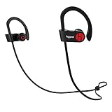 HIPPOX HP-020 Bluetooth Headphones, Moov Sweat Proof V4.1 IPX4 Wireless Sports Earbuds Headset with Mic and Noise Cancelling for iPhone 7/7 Plus, Samsung, iPhone and Android Phones
