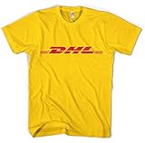 Revolver Tees DHL Unisex T-Shirt Colours (S, Yellow)