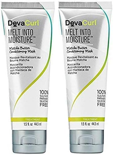 Devacurl Melt Into Moisture Matcha Butter Conditioning Mask Travel Size, Set of 2