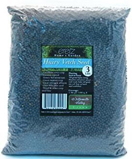 Hairy Vetch Legume Seed by Eretz - Willamette Valley, Oregon Grown (3lbs)