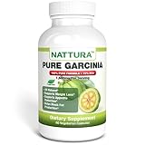 PURE GARCINIA - 100% Natural Appetite Suppressant | Weight Loss Supplement | Helps Block Fat Production | 1,600mg Per Serving | 70% HCA - 60 Caps