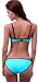 Pandolah Push up Bright Diving Suit Material-neoprene Bikini Set Swimwear (US Size 2-4 (S), Blue-7)