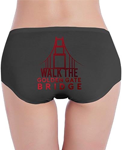 Wrsed Women's Panties Golden Gate Bridge Seamless Briefs Stretch Cotton Soft Low Waist Underwear