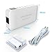 OVOS USB Wall Charger 40W/8A 8-Ports Multi Desktop USB Smart Charging Station Hub for Smartphones, Tablets, Power Banks and More (White)