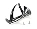 PERGEAR Black Carbon Fiber Lightweight Bicycle Water Bottle Cage for Cycling - Pack of 2