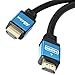 Postta Ultra HDMI 2.0V Cable(50 Feet)Support 4K 2160P,1080P,3D,Audio Return and Ethernet - 1 Pack(Blue)