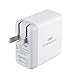 Quick Charge 3.0 30W 2-Port USB Fast Wall Charger for Samsung Galaxy S8 S7 S6 Edge Plus Note 8,LG G5 G6 V20 V30,HTC 10 One A9, and iSmart 2.4A for iPhone 8 7 6s 6 5 Plus, iPad Pro ,Air 2 ,mini,Moto