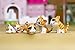 Kimkoala Chi Cat Toys, 9 Pcs Japanese Cute Chi's Sweet Home Cats Dolls Animal Figures Collection Toy Set for Miniature Garden Decoration(Yellow)