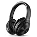 Active Noise Cancelling Headphones iTeknic Bluetooth Headphones with Microphone Deep Bass Wireless Headphones Over Ear, Comfortable Protein Earpads, 30 Hours Playtime for Travel Work Cellphonethumb 1
