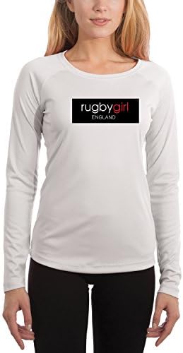 England Rugby Girl Women's UPF 50+ Performance T-shirt XX-Large White