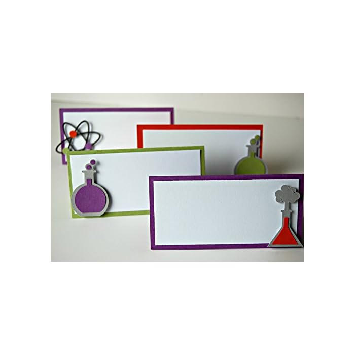 Buy Science Themed Party Name Tags, Scientist Party Buffet Tags