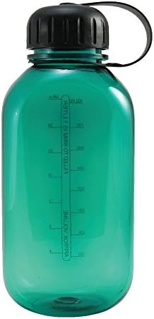 Liquid Logic Square: Tritan Bottle with Black Domed Tethered Lid, 28 oz., Green