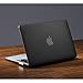 LENTION Hard Case for MacBook Air (11-inch, Late 2010 to Early 2015) - Model A1370 / A1465, with Keyboard Cover and Port Plugs, Matte Finish Case with Rubber Feet (Frost Black)