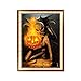 Qisuw DIY 5D Diamond Painting(Halloween Skull Fire)-Embroidery Rhinestone Painting Cross Stitch Needlework Home Wall Art Decor Stitchwork