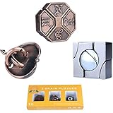 Brain Teaser Metal Puzzle 3D Unlock Interlocking Puzzle Adults Child Educational Toy, Puzzle Switch Games