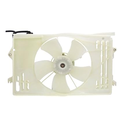 DealMux radiador / condensador de refrigeração Assembléia Fan para Toyota Corolla Matrix / Pontiac Vibe 03