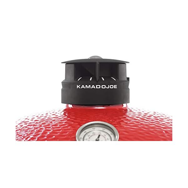Kamado-Joe-KJ23RHC-Classic-II-Charcoal-Grill-18-inch-Blaze-Red