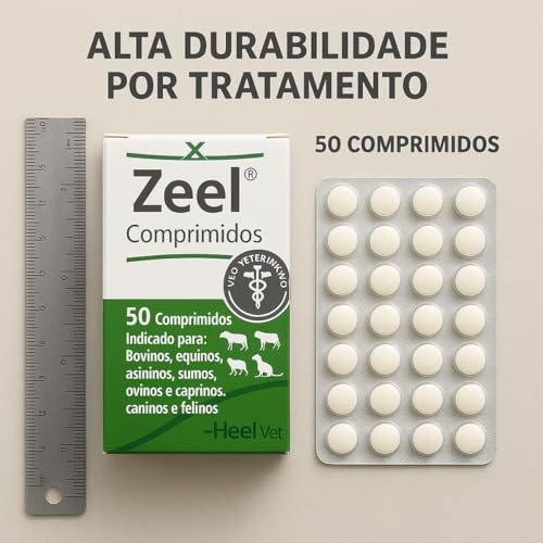 Zeel Uso Veterinário Heel-vet Redução da Dor Articular e Muscular Melhora da Mobilidade Condroregenerador Casa Buritis (50 Comprimidos)