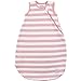 Ecolino Organic Cotton Baby Sleep Sack - 2-Way Zipper Baby Wearable Blanket - Infant Sleeping Bag Sack - 6-18 Months - Blush