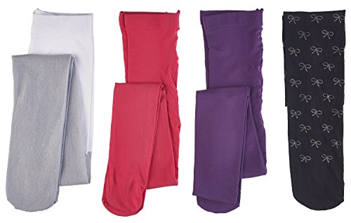 Trimfit 4 pairs of girls tights (x-large (10-14))