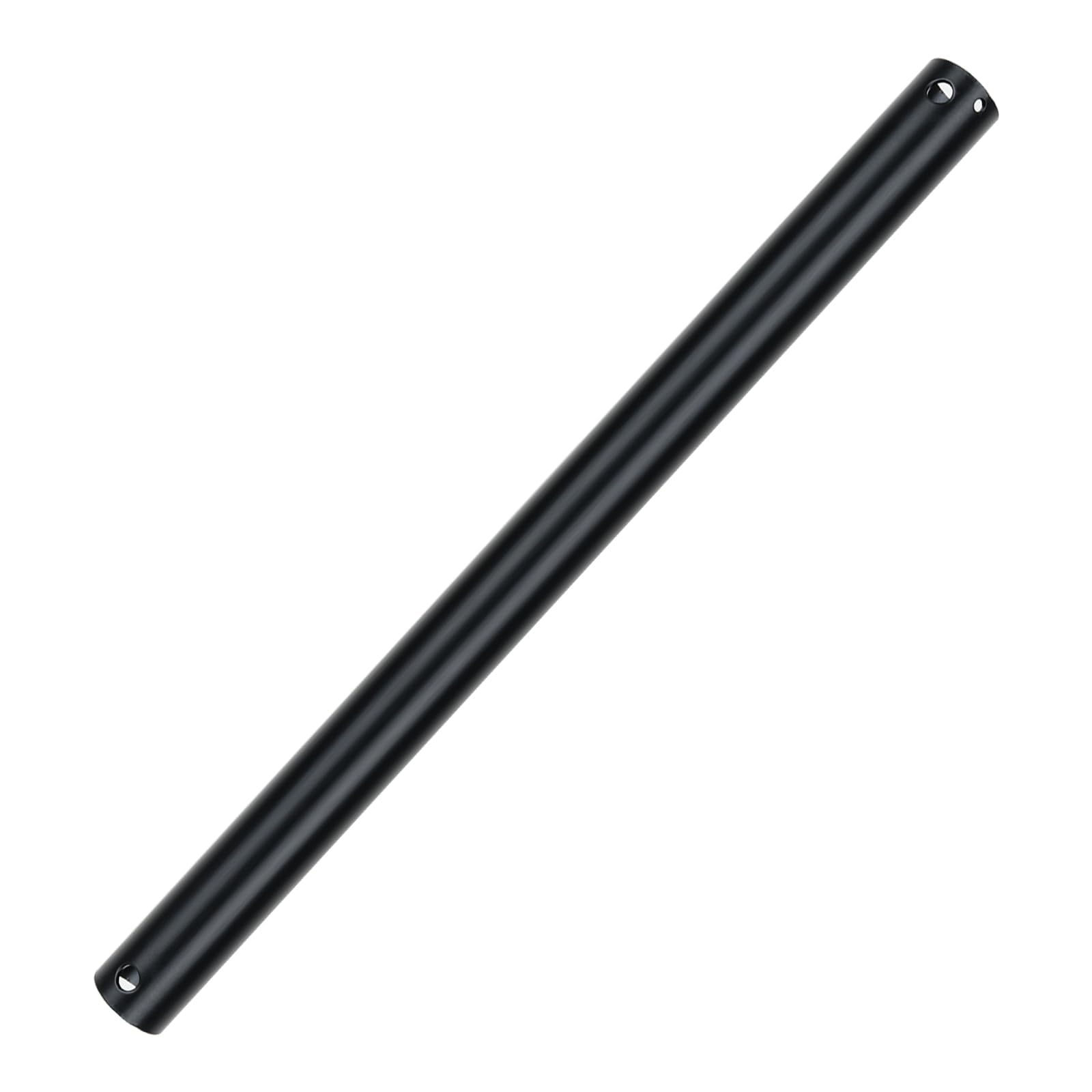 Photo 1 of 24 Inch Downrods for Ceiling Fans, Dia 1.02'' Ceiling Fan Extension Downrod in Matte Black, Unthreaded Ceiling Fan Extension Rod for Improved Airflow, Not Threaded ,Not Inclueded Extension Wire
