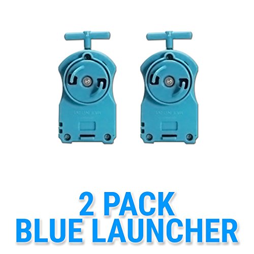 Beyblade 2 pack bb-17 blue string launcher compatible with metal …