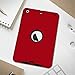 Hocase Dual Layer  Ruggged Hard Rubber Case Apple iPad mini 1 / 2 / 3 - Red / Black
