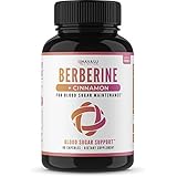 Premium Berberine + Cinnamon - Supports Healthy Blood Sugar Levels, Insulin Metabolism &amp; Immune Function, Promotes Glucose Metabolism