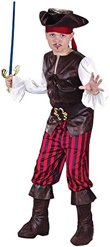 High Seas Buccaneer Child Costume - Funworld, Boy, Small (4-6)