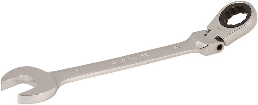 Silverline 918548 Flexible Head Ratchet Spanner 30 mm