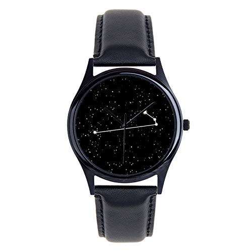 Reloj De Moda para Pareja Impermeable 12 Constelación Estilo Reloj Casual Niños Y Niñas Aries