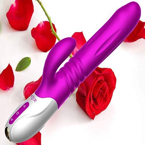 Cordless 10 Speeds Multi-Frequency Thrusting^ Waterproof Vibe-Rate MassaG^inG^ The Sore Parts of The Body Rabbit T0ys for Women Pleasure with Realistic Expansion Head