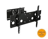 Mount-It! TV Mount Full Motion Heavy-Duty Swivel Fits 32-60 inch Screen LCD OLED Plasma 4K Flat Panel Screen VESA up to 750x450, 175 lb Capacity, Black