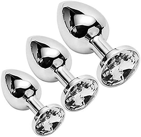 Kismet168 3PCS Amal Plug Adult Six-Toys for Men Women Beginners (Round&White)